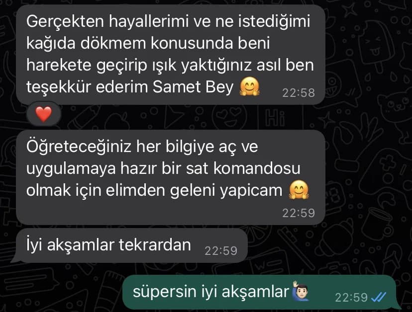 Öğrenci mesajı 1