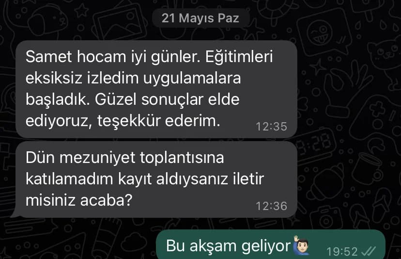 Öğrenci mesajı 4